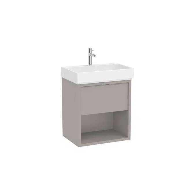 Tura  Unik (Base unit with one drawer, bottom shelf and basin)