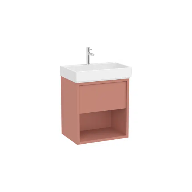 Tura  Unik (Base unit with one drawer, bottom shelf and basin)