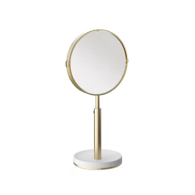Image for BAIA - Magnifying mirror Greige + Off White base foot