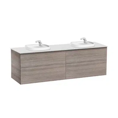 bild för BEYOND Base unit for two in countertop basins