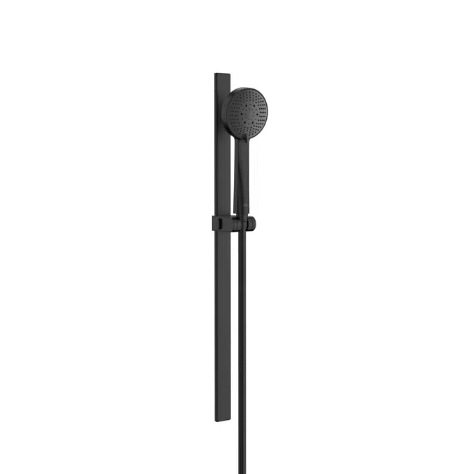 Stella Shower kit. 3 functions, 100 mm hand-shower, 700 mm slide bar with adjustable hand-shower bracket and 1.70 m PVC shower flexible hose