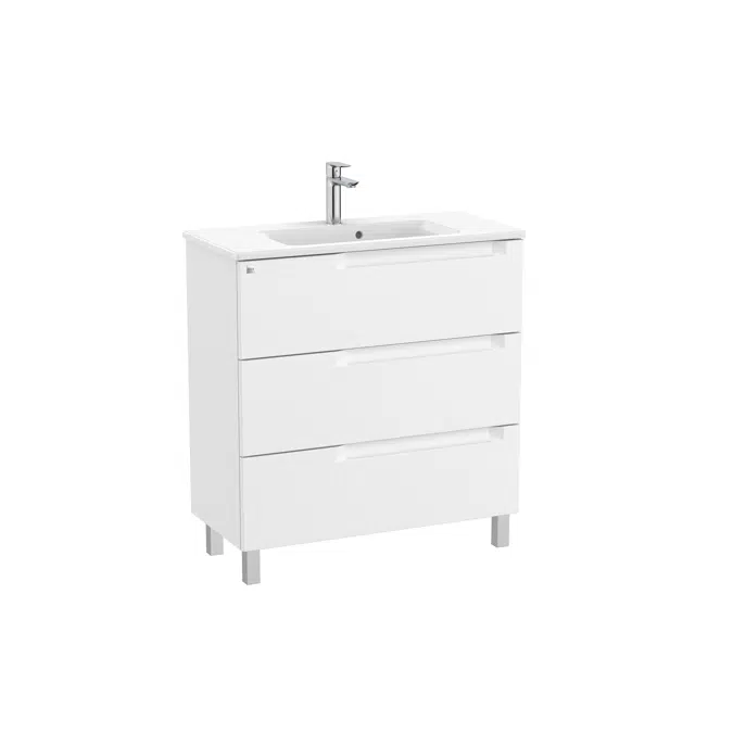 Aleyda Unik (compact base unit with 3 drawers and basin)
