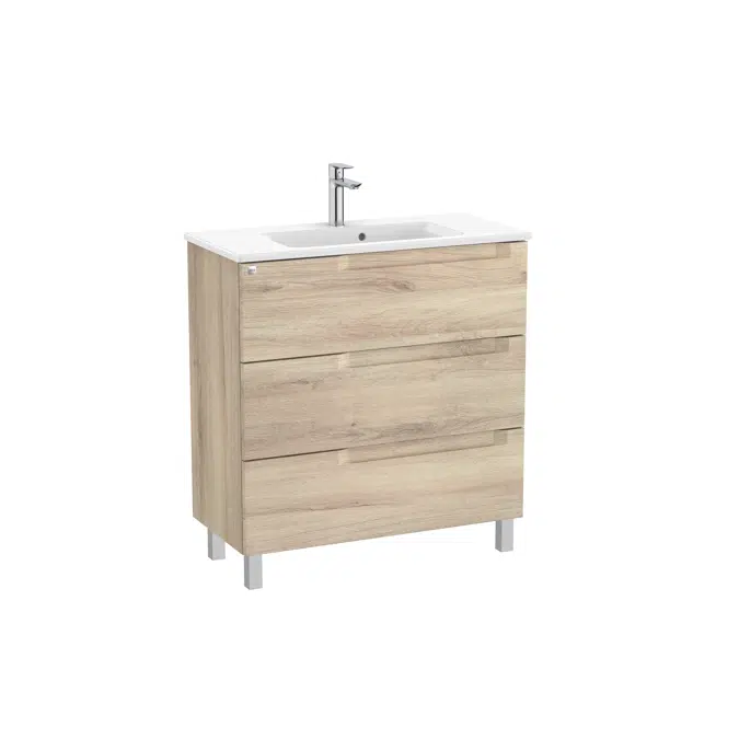 Aleyda Unik (compact base unit with 3 drawers and basin)