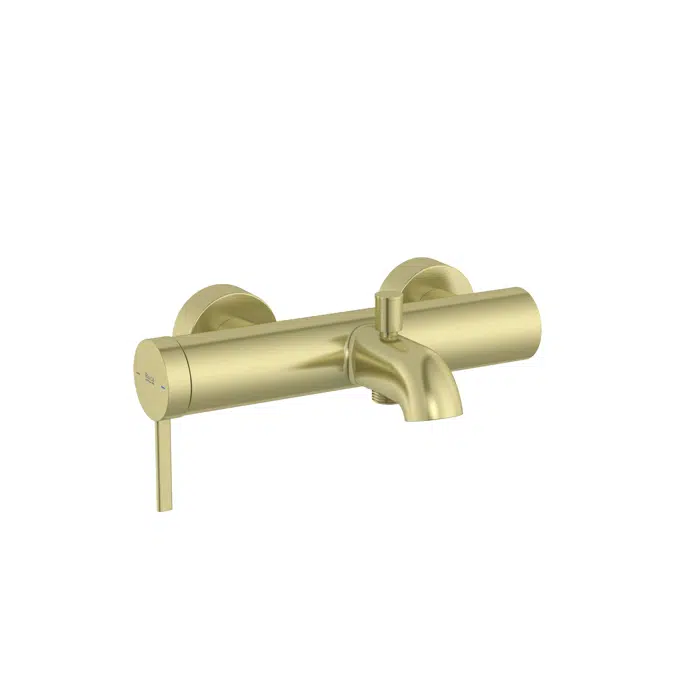 Ona Wall-mounted bath-shower mixer with automatic diverter