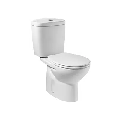 Dama Senso Compact Close Coupled Back To Wall Back Inlet Toilet Suite, Soft  Close Quick Release MK2 Seat White/ Chrome (4 Star) from Reece