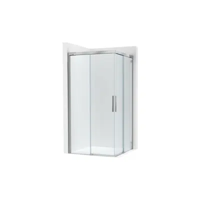 Image for Naray L2 - Lateral shower enclosure with 1 sliding door + 1 fixed panel