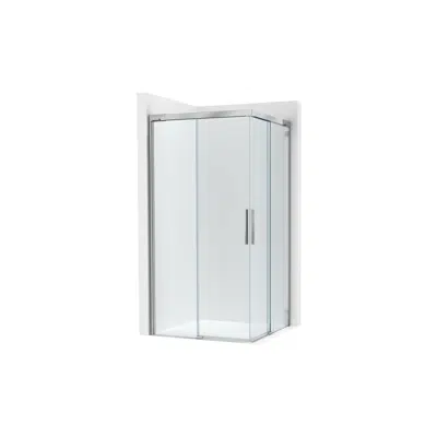 imagen para Naray L2 - Lateral shower enclosure with 1 sliding door + 1 fixed panel