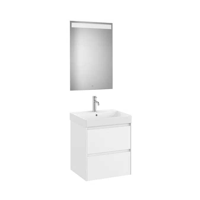 ONA Pack (base unit with two drawers, basin and LED mirror)