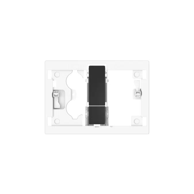 Duplo S PS4 Dual - Dual flush operating plate for Roca S installation systems. Cable technology. No tools required for installation