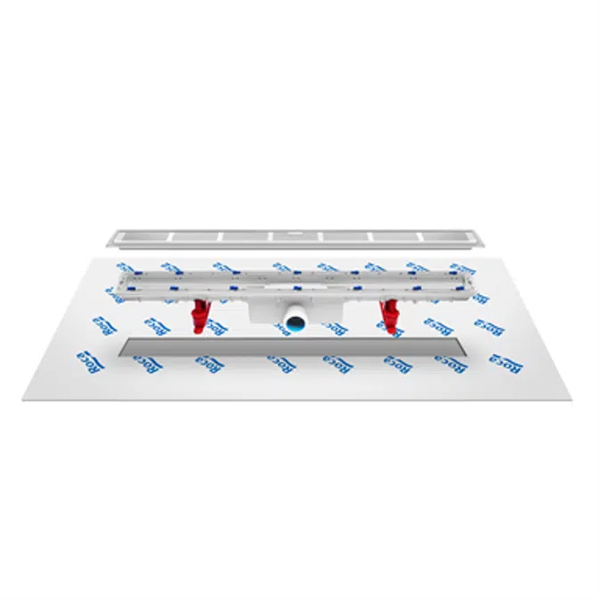 IN-DRAIN CHANNEL - Installation drainage kit with premounted geotextile fabric