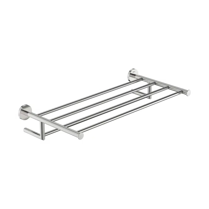 Hotels Round - Towel rack with towel rail