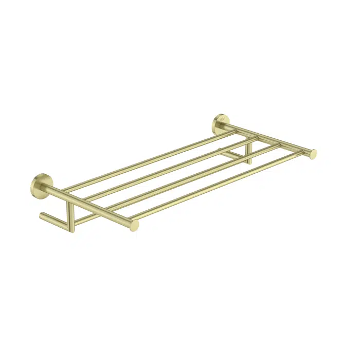 Hotels Round - Towel rack with towel rail