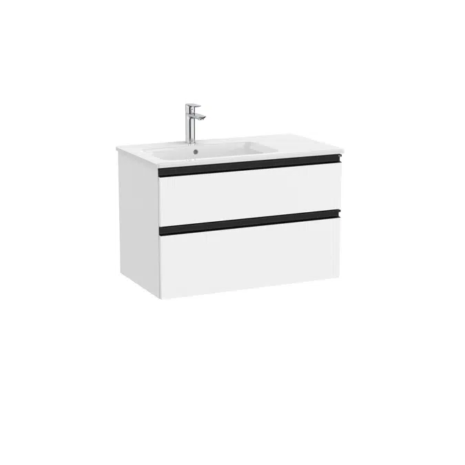 The Gap Unik (base unit with two drawers and left hand basin)