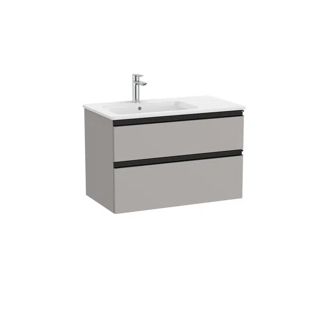 The Gap Unik (base unit with two drawers and left hand basin)
