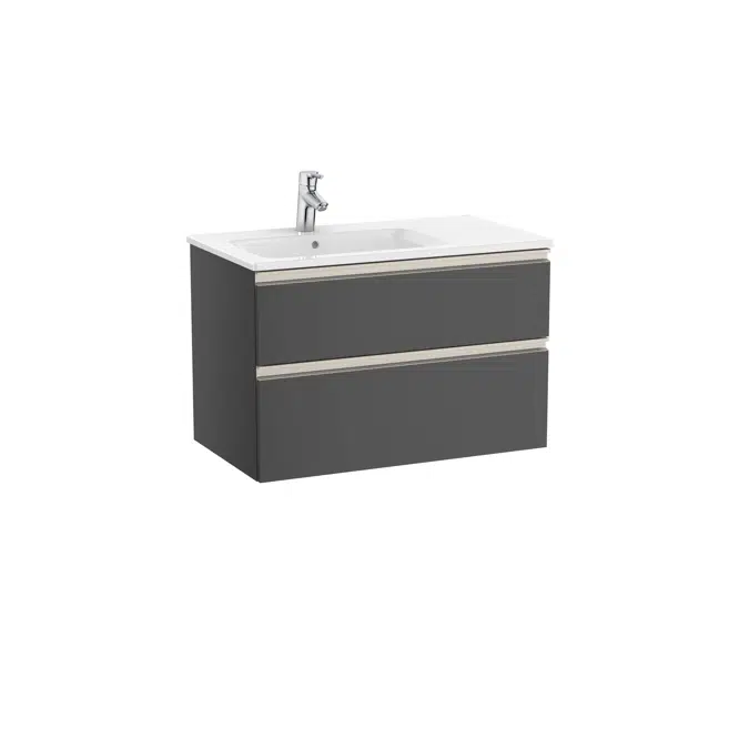 The Gap Unik (base unit with two drawers and left hand basin)