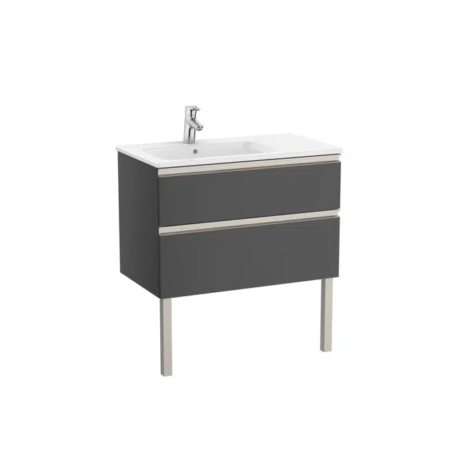 The Gap Unik (base unit with two drawers and left hand basin)