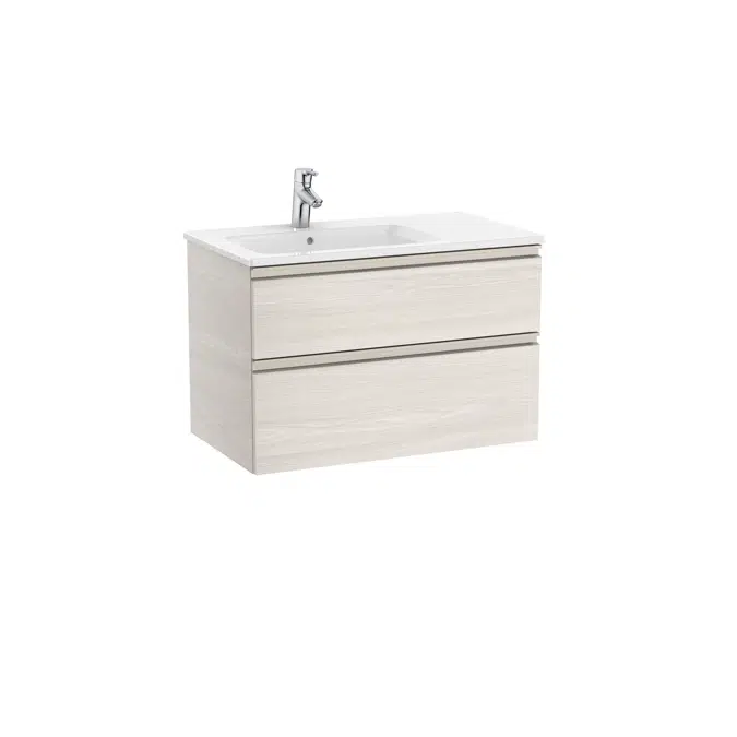 The Gap Unik (base unit with two drawers and left hand basin)