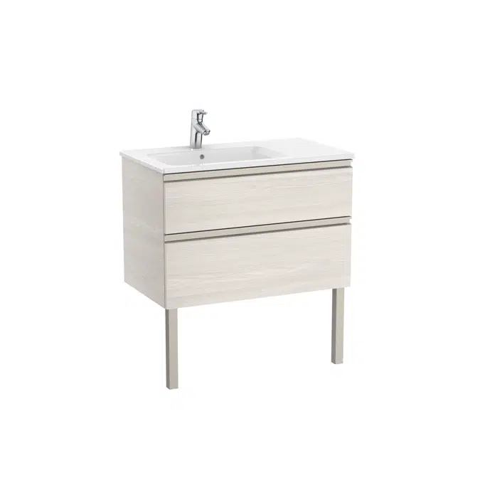 The Gap Unik (base unit with two drawers and left hand basin)