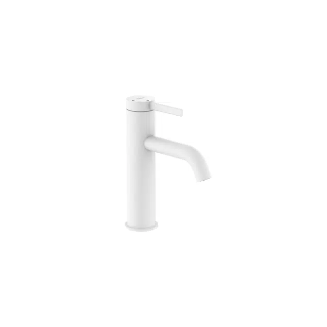 Ona Basin mixer smooth body with click clack waste, Cold Start