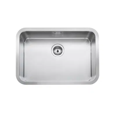 bilde for Berlin Stainless steel single bowl kitchen sink