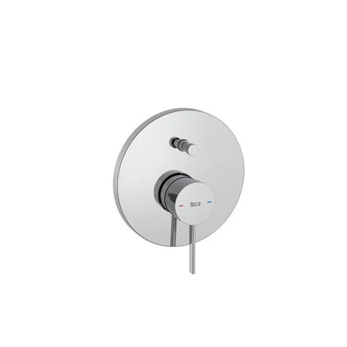 Ona Built-in bath-shower mixer with automatic diverter (2 ways). To be completed with RocaBox A525869403