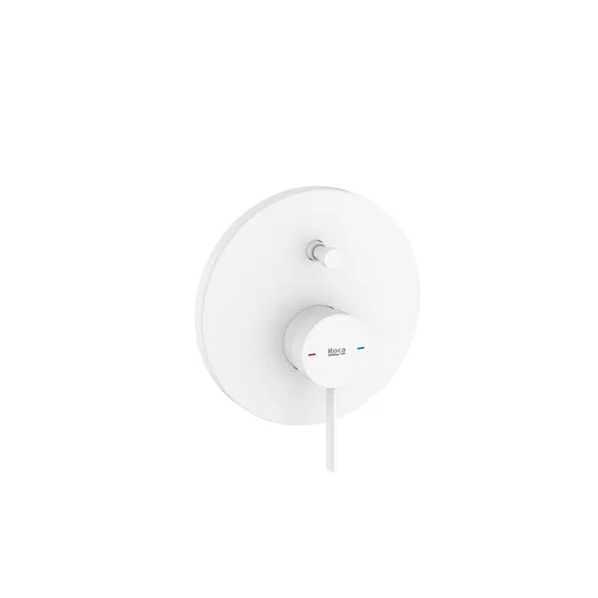 Ona Built-in bath-shower mixer with automatic diverter (2 ways). To be completed with RocaBox A525869403