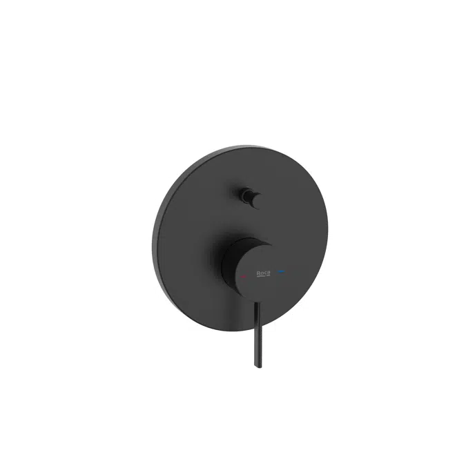 Ona Built-in bath-shower mixer with automatic diverter (2 ways). To be completed with RocaBox A525869403