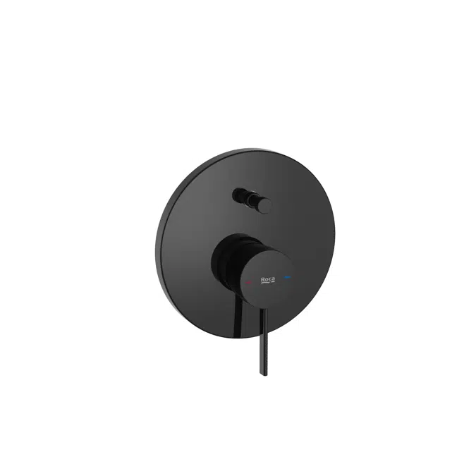 Ona Built-in bath-shower mixer with automatic diverter (2 ways). To be completed with RocaBox A525869403