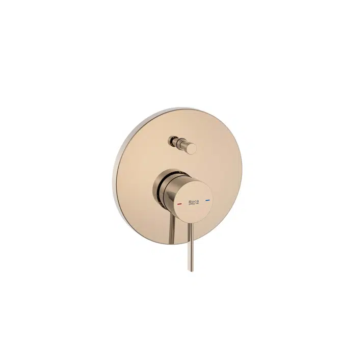 Ona Built-in bath-shower mixer with automatic diverter (2 ways). To be completed with RocaBox A525869403