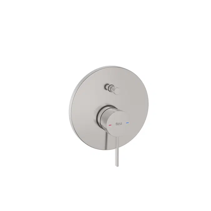 Ona Built-in bath-shower mixer with automatic diverter (2 ways). To be completed with RocaBox A525869403