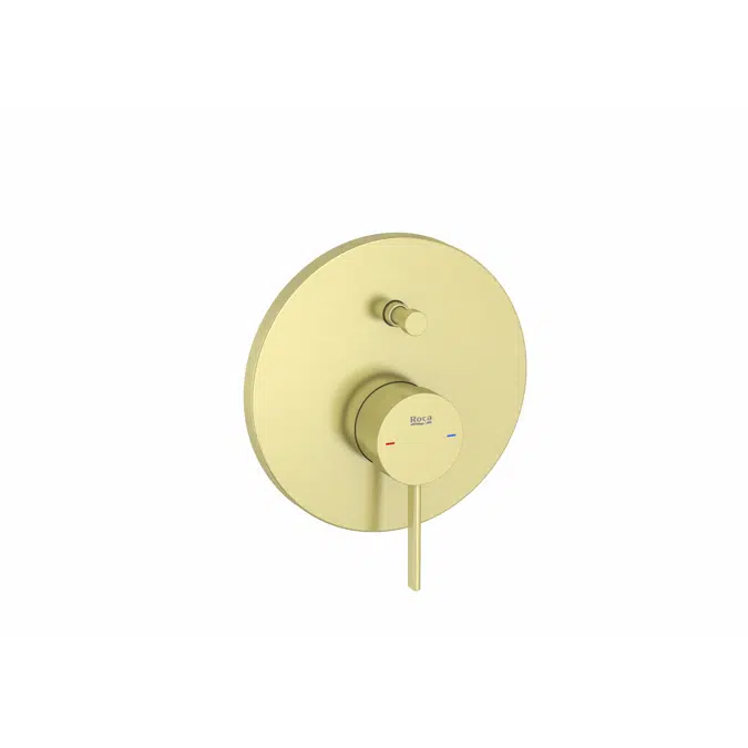 Ona Built-in bath-shower mixer with automatic diverter (2 ways). To be completed with RocaBox A525869403