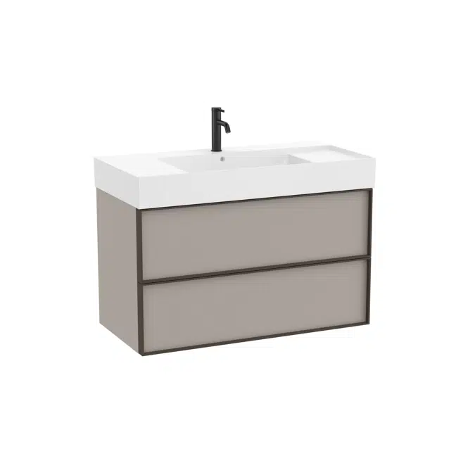Inspira Unik (base unit with two drawers and Fineceramic® basin)