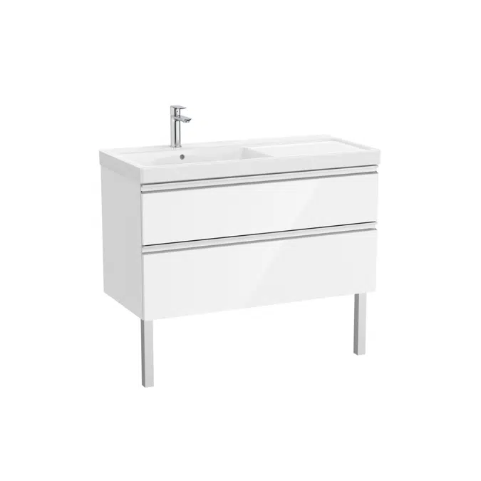 The Gap Unik (base unit with two drawers and basin on the left)