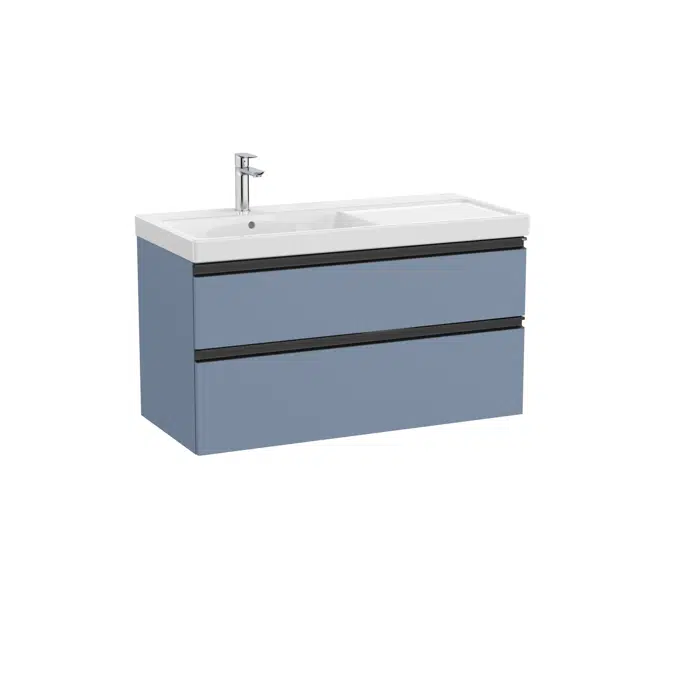 The Gap Unik (base unit with two drawers and basin on the left)