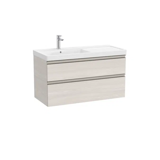 The Gap Unik (base unit with two drawers and basin on the left)