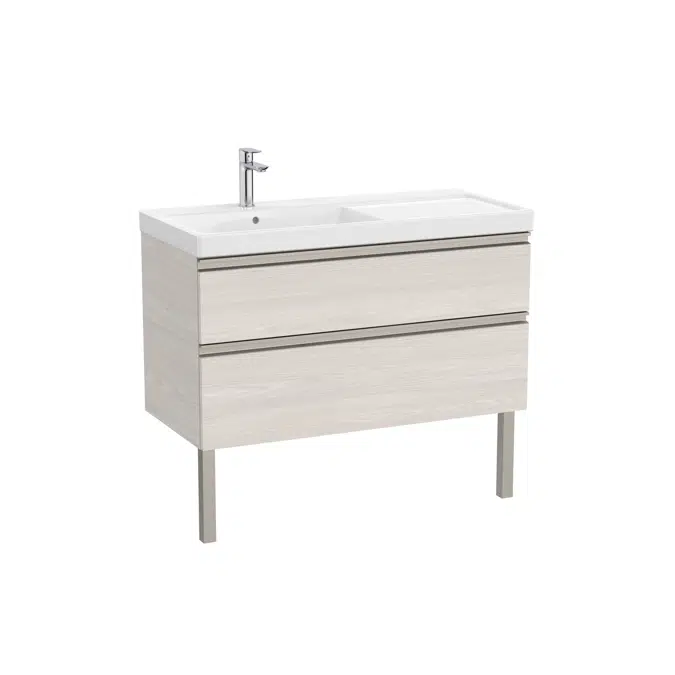The Gap Unik (base unit with two drawers and basin on the left)