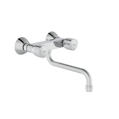 bild för 5A768EC00 Brava Wall-mounted kitchen mixer with swivel spout