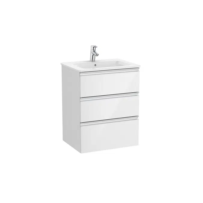 The Gap Unik (base unit with three drawers and basin)