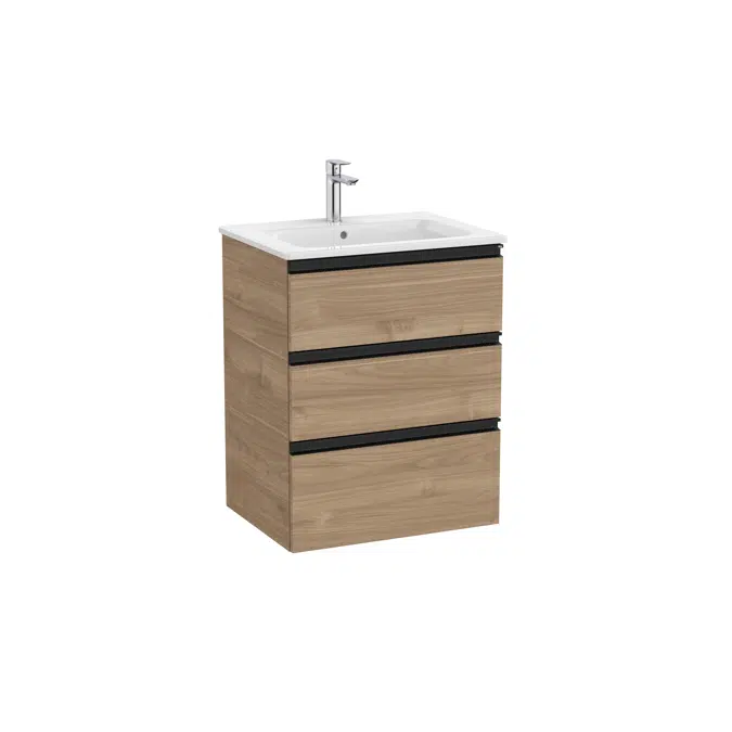 The Gap Unik (base unit with three drawers and basin)