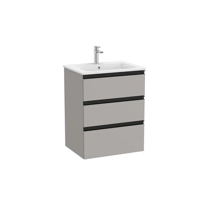 The Gap Unik (base unit with three drawers and basin)