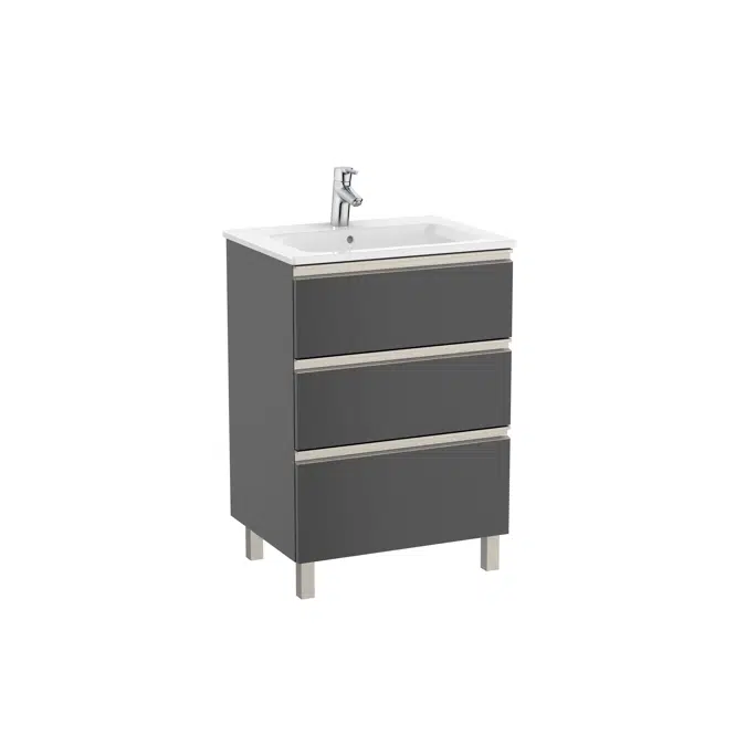 The Gap Unik (base unit with three drawers and basin)