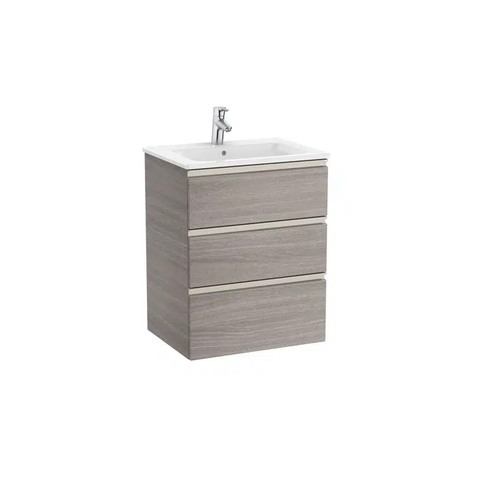 The Gap Unik (base unit with three drawers and basin)