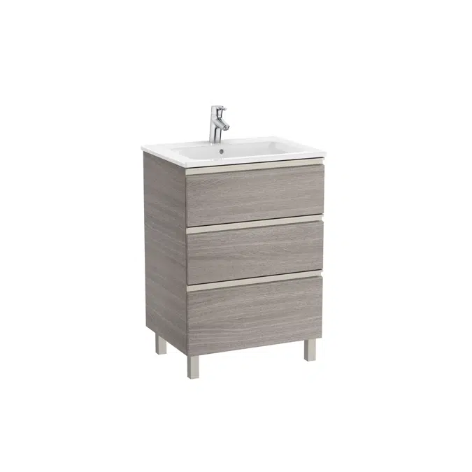 The Gap Unik (base unit with three drawers and basin)