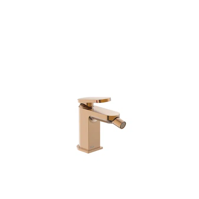 Kay - Bidet mixer with smooth body. Includes
flexible supply hoses.