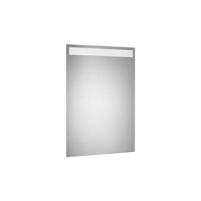 Eidos Mirror with upper lighting