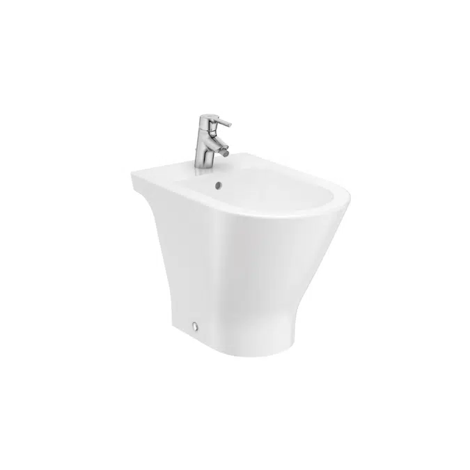 THE GAP ROUND - Back to wall vitreous china bidet