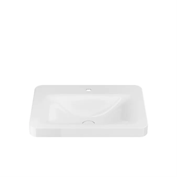 ARMANI - BAIA 660 mm over countertop basin for 1-hole basin mixer