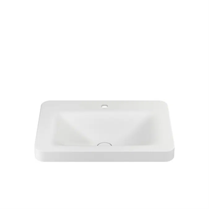 ARMANI - BAIA 660 mm over countertop basin for 1-hole basin mixer