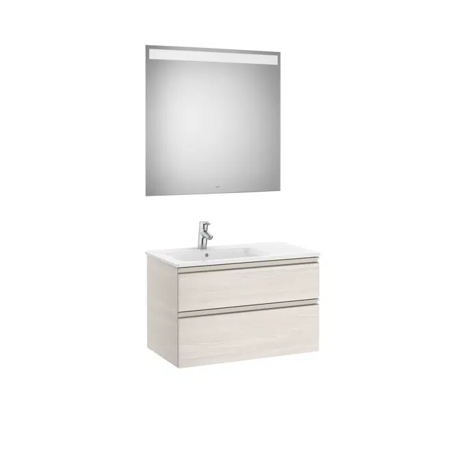 THE GAP 805 Pack (base unit 2 drawers, left hand basin and LED mirror)