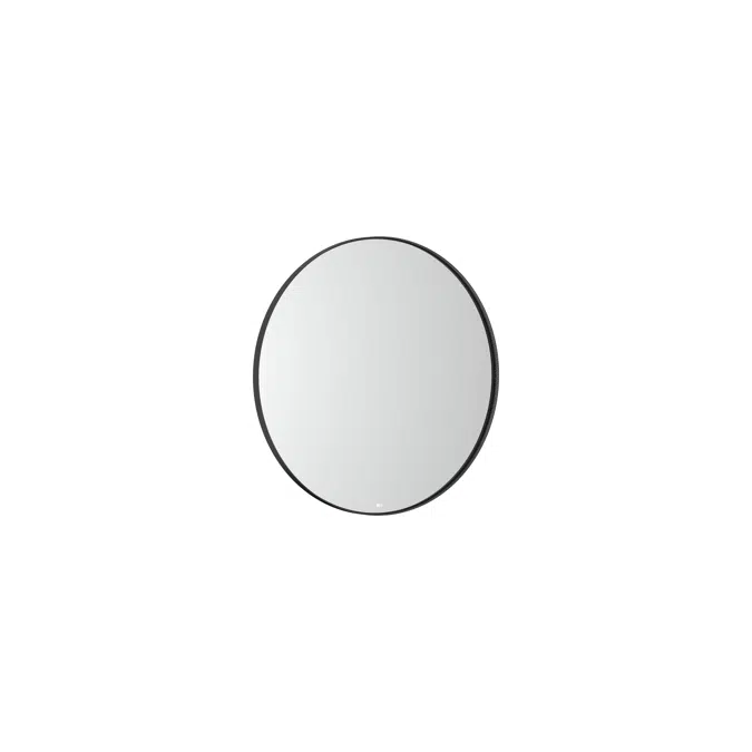 Luna Round mirror with perimetral LED lighting and frame